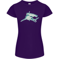 A Hammerhead Shark Womens Petite Cut T-Shirt Purple