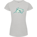 A Hammerhead Shark Womens Petite Cut T-Shirt Sports Grey