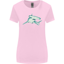 A Hammerhead Shark Womens Wider Cut T-Shirt Light Pink