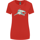 A Hammerhead Shark Womens Wider Cut T-Shirt Red