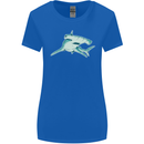 A Hammerhead Shark Womens Wider Cut T-Shirt Royal Blue
