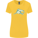 A Hammerhead Shark Womens Wider Cut T-Shirt Yellow