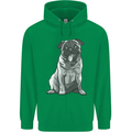 A Happy Pug Funny Dog Funny Childrens Kids Hoodie Irish Green