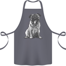 A Happy Pug Funny Dog Funny Cotton Apron 100% Organic Steel