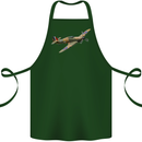 A Hawker Hurricane Flying Solo Cotton Apron 100% Organic Forest Green