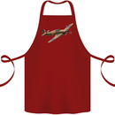 A Hawker Hurricane Flying Solo Cotton Apron 100% Organic Maroon