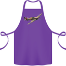 A Hawker Hurricane Flying Solo Cotton Apron 100% Organic Purple
