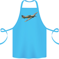 A Hawker Hurricane Flying Solo Cotton Apron 100% Organic Turquoise
