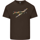 A Hawker Hurricane Flying Solo Kids T-Shirt Childrens Chocolate