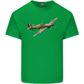 A Hawker Hurricane Flying Solo Kids T-Shirt Childrens Irish Green