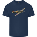 A Hawker Hurricane Flying Solo Kids T-Shirt Childrens Navy Blue