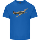 A Hawker Hurricane Flying Solo Kids T-Shirt Childrens Royal Blue