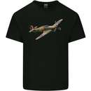 A Hawker Hurricane Flying Solo Mens Cotton T-Shirt Tee Top Black