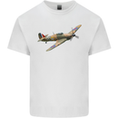 A Hawker Hurricane Flying Solo Mens Cotton T-Shirt Tee Top White