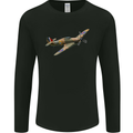 A Hawker Hurricane Flying Solo Mens Long Sleeve T-Shirt Black