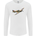 A Hawker Hurricane Flying Solo Mens Long Sleeve T-Shirt White