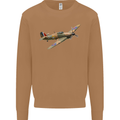 A Hawker Hurricane Flying Solo Mens Sweatshirt Jumper Caramel Latte
