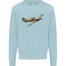 A Hawker Hurricane Flying Solo Mens Sweatshirt Jumper Light Blue