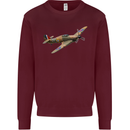 A Hawker Hurricane Flying Solo Mens Sweatshirt Jumper Maroon