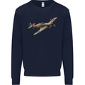 A Hawker Hurricane Flying Solo Mens Sweatshirt Jumper Navy Blue