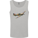 A Hawker Hurricane Flying Solo Mens Vest Tank Top Sports Grey