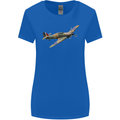 A Hawker Hurricane Flying Solo Womens Wider Cut T-Shirt Royal Blue
