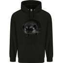 A Hedgehog Drawing Childrens Kids Hoodie Black