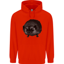 A Hedgehog Drawing Childrens Kids Hoodie Bright Red