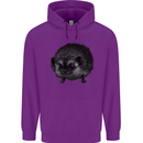 A Hedgehog Drawing Childrens Kids Hoodie Purple