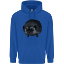 A Hedgehog Drawing Childrens Kids Hoodie Royal Blue