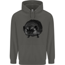A Hedgehog Drawing Childrens Kids Hoodie Storm Grey