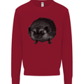 A Hedgehog Drawing Kids Sweatshirt Jumper Red