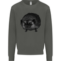 A Hedgehog Drawing Kids Sweatshirt Jumper Storm Grey