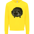 A Hedgehog Drawing Kids Sweatshirt Jumper Yellow