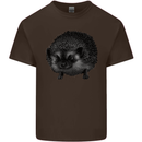A Hedgehog Drawing Kids T-Shirt Childrens Chocolate