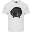 A Hedgehog Drawing Kids T-Shirt Childrens White