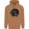 A Hedgehog Drawing Mens 80% Cotton Hoodie Caramel Latte