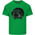 A Hedgehog Drawing Mens Cotton T-Shirt Tee Top Irish Green