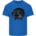 A Hedgehog Drawing Mens Cotton T-Shirt Tee Top Royal Blue