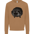 A Hedgehog Drawing Mens Sweatshirt Jumper Caramel Latte
