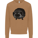 A Hedgehog Drawing Mens Sweatshirt Jumper Caramel Latte