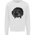 A Hedgehog Drawing Mens Sweatshirt Jumper White