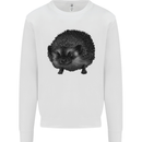 A Hedgehog Drawing Mens Sweatshirt Jumper White
