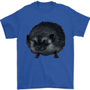 A Hedgehog Drawing Mens T-Shirt Cotton Gildan Royal Blue