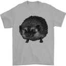 A Hedgehog Drawing Mens T-Shirt Cotton Gildan Sports Grey