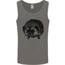 A Hedgehog Drawing Mens Vest Tank Top Charcoal