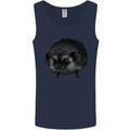 A Hedgehog Drawing Mens Vest Tank Top Navy Blue