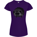 A Hedgehog Drawing Womens Petite Cut T-Shirt Purple