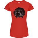 A Hedgehog Drawing Womens Petite Cut T-Shirt Red