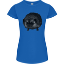 A Hedgehog Drawing Womens Petite Cut T-Shirt Royal Blue